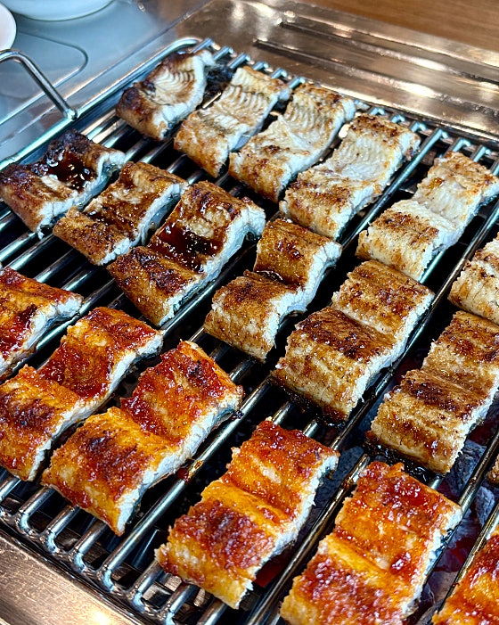 풍천장어 구이 모습